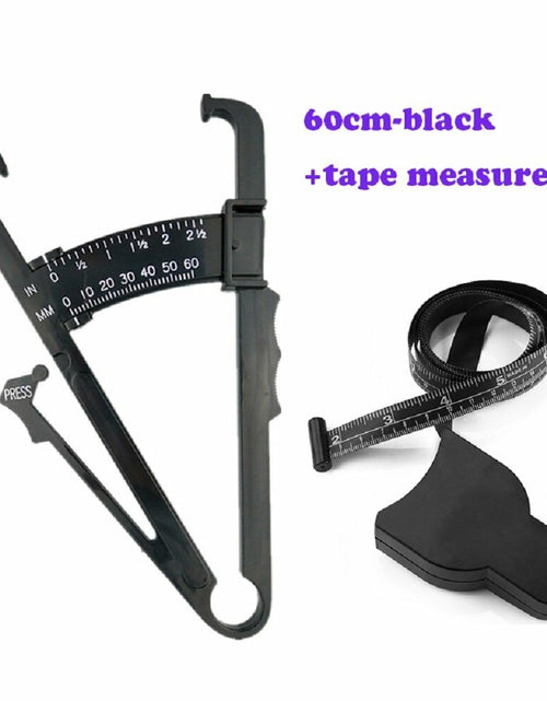 Load image into Gallery viewer, 2-Pack Body Fat Caliper &amp; Muscle Measuring Tape Set – Fitness Weight Loss Tool
