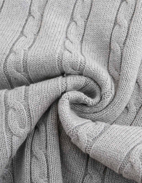 Load image into Gallery viewer, Men'S Cable Knit V Neck Relax Fit Sleeveless Knitwear Pullover Sweater Vest
