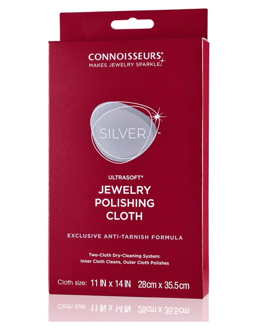 Load image into Gallery viewer, Silver Jewelry Polishing Cloth Cleans and Polishes All Silver Jewelry
