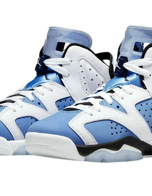 Load image into Gallery viewer, (GS) Air  6 Retro 'White / UNC University Blue' (2022) 384665-410
