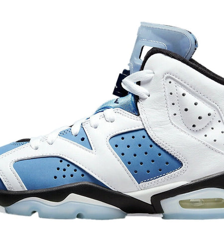 (GS) Air  6 Retro 'White / UNC University Blue' (2022) 384665-410
