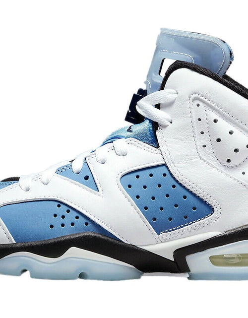Load image into Gallery viewer, (GS) Air  6 Retro 'White / UNC University Blue' (2022) 384665-410
