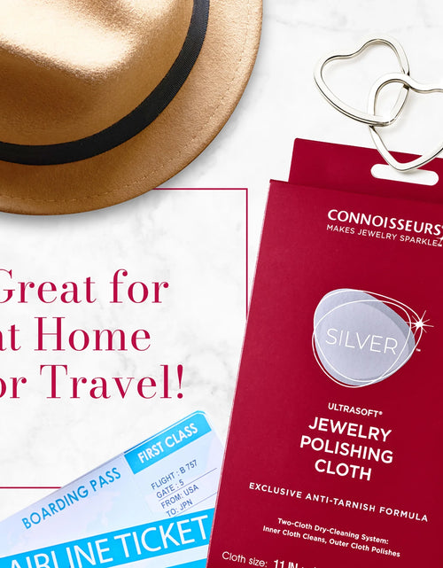 Load image into Gallery viewer, Silver Jewelry Polishing Cloth Cleans and Polishes All Silver Jewelry
