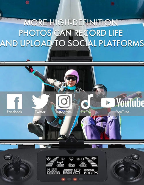 Load image into Gallery viewer, Drone with 4K Camera for Adults and Beginners, 5G Wifi Transmission, 40 Minutes Flight Time,Black
