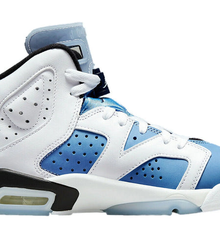 (GS) Air  6 Retro 'White / UNC University Blue' (2022) 384665-410