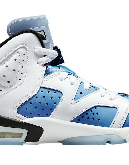 Load image into Gallery viewer, (GS) Air  6 Retro 'White / UNC University Blue' (2022) 384665-410

