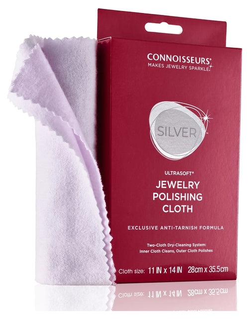 Load image into Gallery viewer, Silver Jewelry Polishing Cloth Cleans and Polishes All Silver Jewelry
