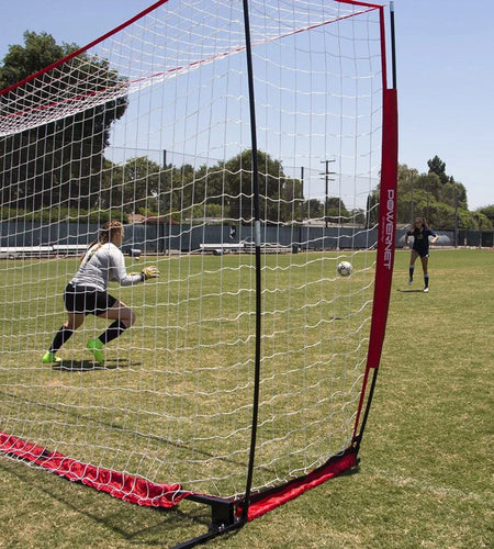 Portable Soccer Goal, Regulation Size Soccer Net with Steel Base, Pop up Soccer Training Equipment, 1 Goal & Zipper Storage Bag (24 X 8 FT)