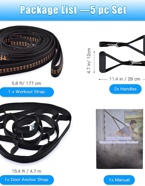 Load image into Gallery viewer, Nylon Door Anchor Strap for Resistance Exercise, Resistance Bands Portable Home Gym.Punching-Free
