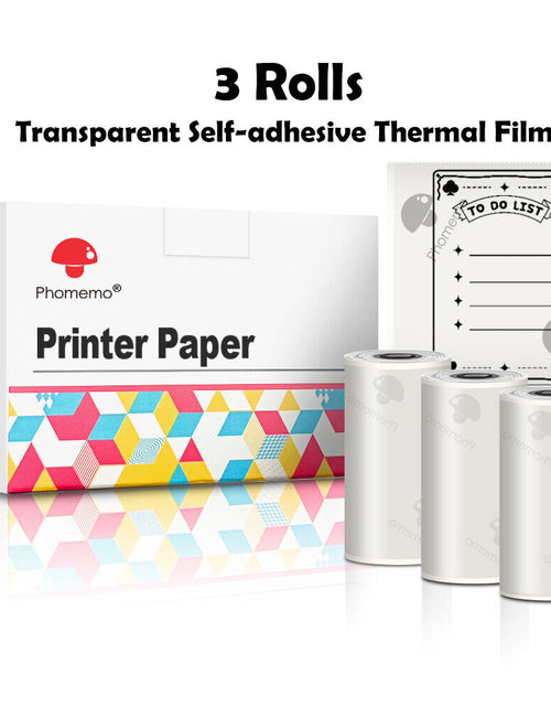 Load image into Gallery viewer, Phomemo T02 Portable Pocket Mini Thermal Printer Photo Label Sticker Bluetooth
