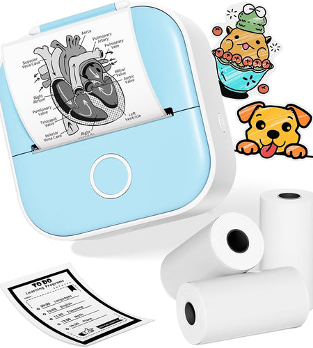 Phomemo T02 Portable Pocket Mini Thermal Printer Photo Label Sticker Bluetooth