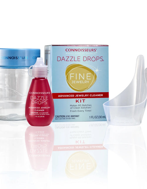 Load image into Gallery viewer, Dazzle Drops Advanced Jewelry Cleaner Kit for Gold, Platinum, Diamonds, and Gemstones
